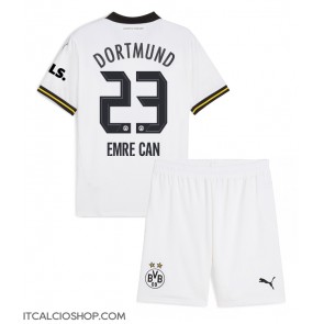 Borussia Dortmund Emre Can #23 Terza Maglia Bambino 2024-25 Manica Corta (+ Pantaloni corti)